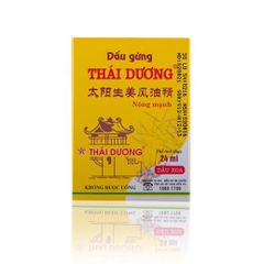 Dầu Gừng Thái Dương Ginger Medicated Oil 24ml