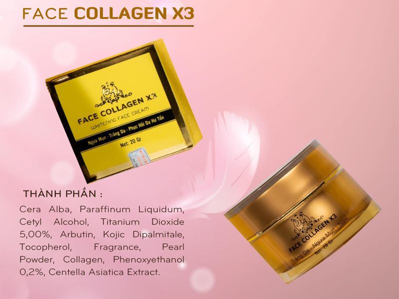 Kem Dưỡng Mặt Collagen X3 20g