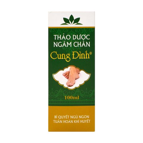 Thảo dược ngâm chân Cung Đình 100ml