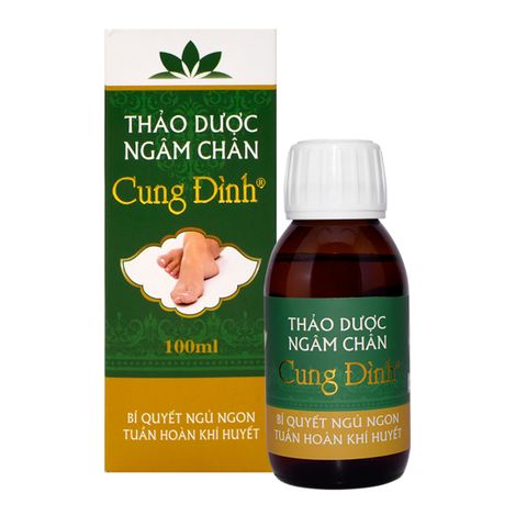 Thảo dược ngâm chân Cung Đình 100ml