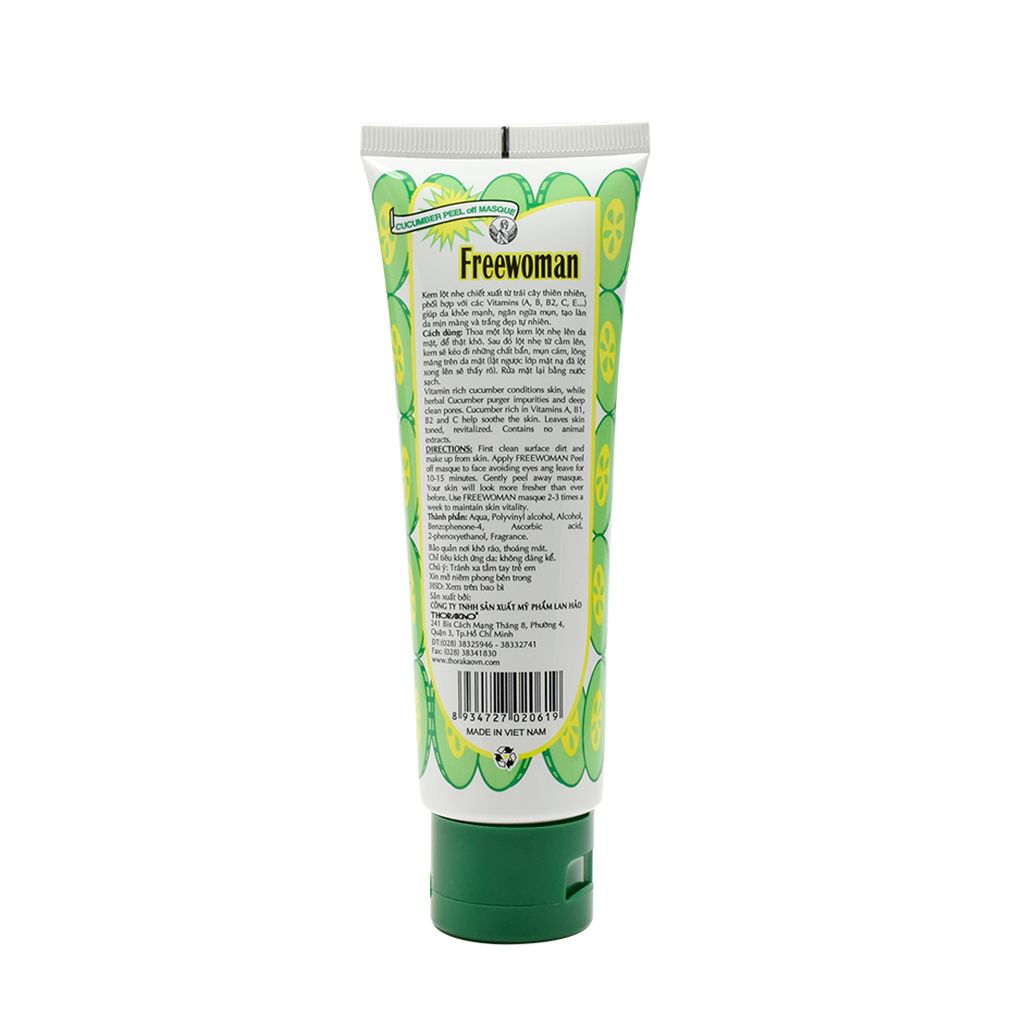 Kem lột nhẹ Thorakao Freewoman Cucumber Pee; Off Masque 120g