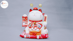 Tượng Mèo thần tài Maneki Neko mang tiền tài, may mắn