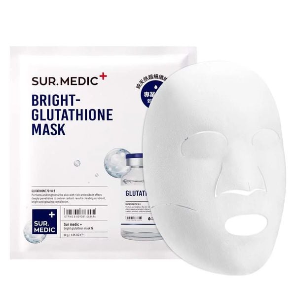 Mặt Nạ Làm Trắng chuyên sâu SUR.MEDIC BRIGHT GLUTATHIONE MASK 30G