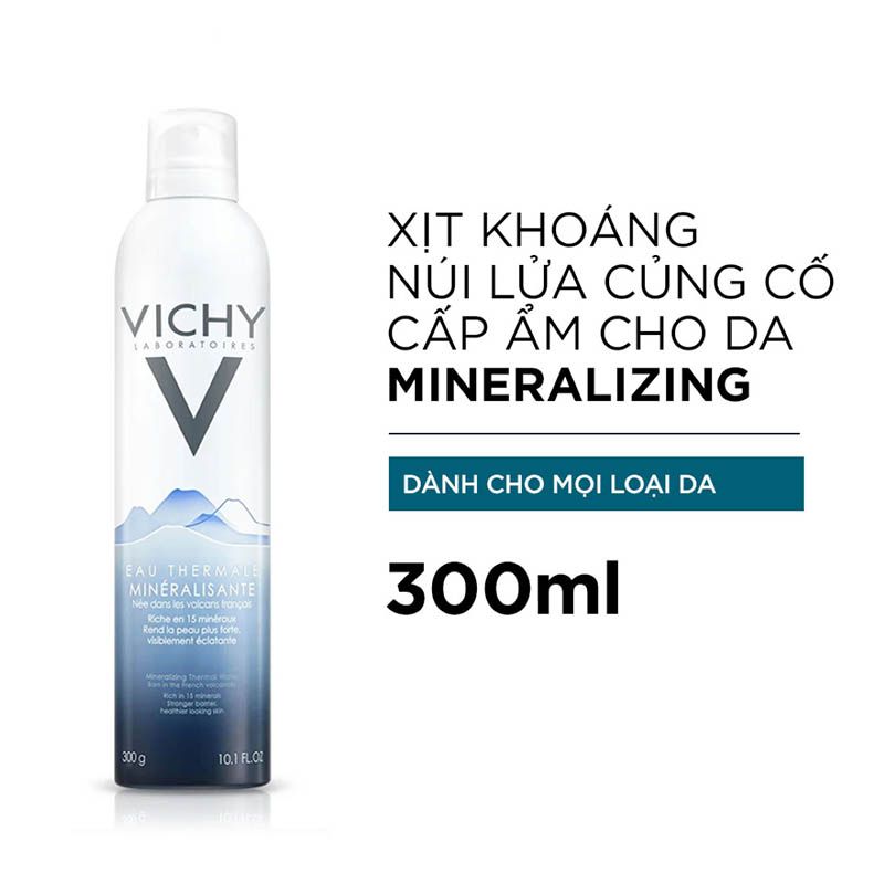 Nước Xịt Khoáng Vichy Eau Thermale, Cấp ẩm và bảo vệ da