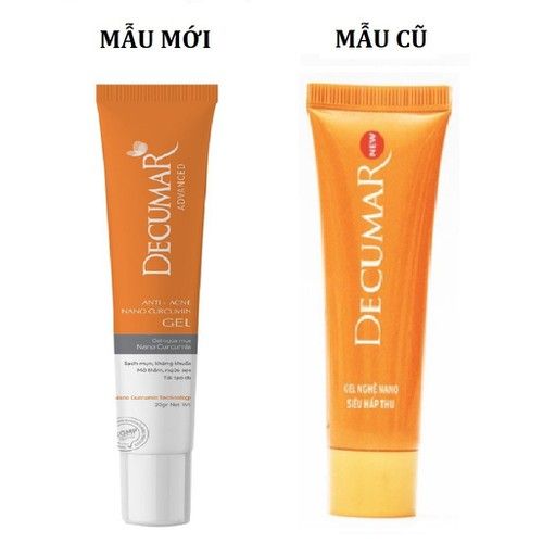 Gel Nghệ Nano Decumar 20g - ngừa mụn - mờ thâm