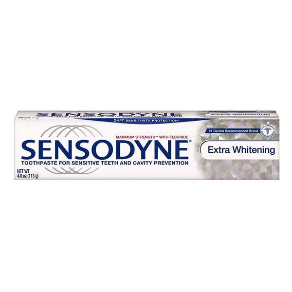 Kem Đánh Răng Sensodyne Toothpaste For Sensitive Teeth & Cavity Protection Extra Whitening 113g