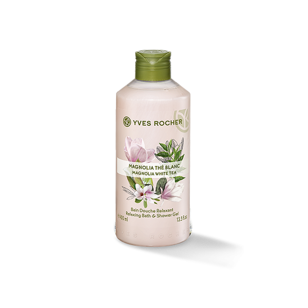 Gel tắm hương Hoa Mộc Lan và Trà Trắng Yves Rocher Energizing Bath & Shower Gel 400ml Magnolia White Tea