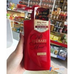 Dầu Gội và Dầu Xả Tsubaki Premium Moist Dưỡng Tóc Bóng, Mượt  490ml (Đỏ)