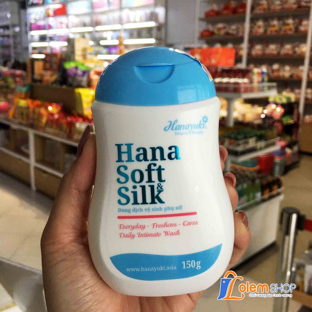 Dung Dịch Vệ Sinh Phụ Nữ Hana Soft Silk 150g