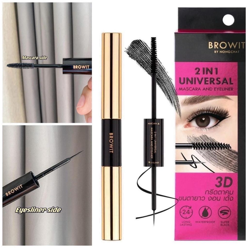 Chuốt mi Mascara Nongchat hãng BROWIT Thái Lan