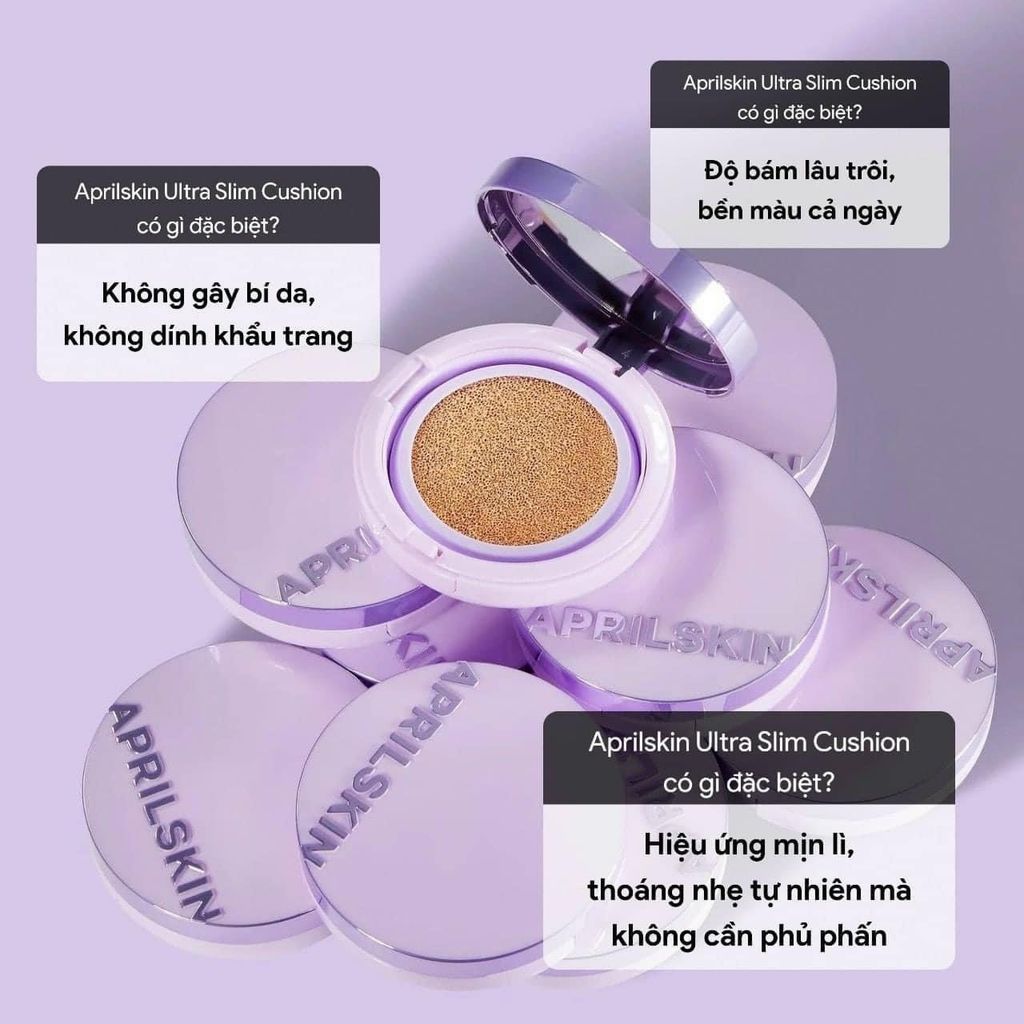 Phấn Nước Aprilskin Ultra Slim Cushion 15g NO.22