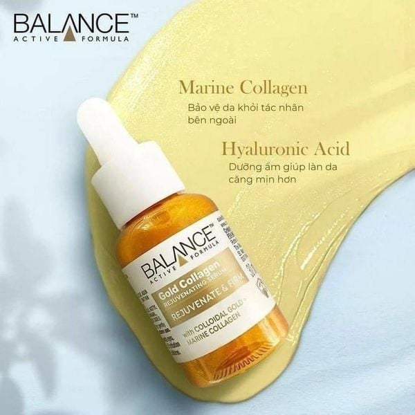 Tinh Chất Vàng Trẻ Hóa Làn Da Balance Active Formula Gold Collagen Rejuvenating Serum 30ml