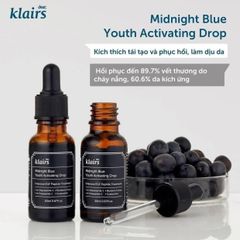 Tinh Chất Phục Hồi Da Klairs Midnight Blue Youth Activating Drop 20ml