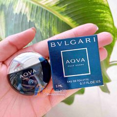 Nước Hoa Mini Bvlgari Aqva Edt  - Xanh Rêu 5ml