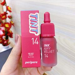 Son Kem Lì Peripera Ink Airy Velvet Tint - Màu 14 Rosy Pink