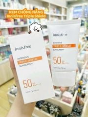 Kem Chống Nắng Innisfree 50ml Intensive Triple-shield Sunscreen Spf50 Trắng