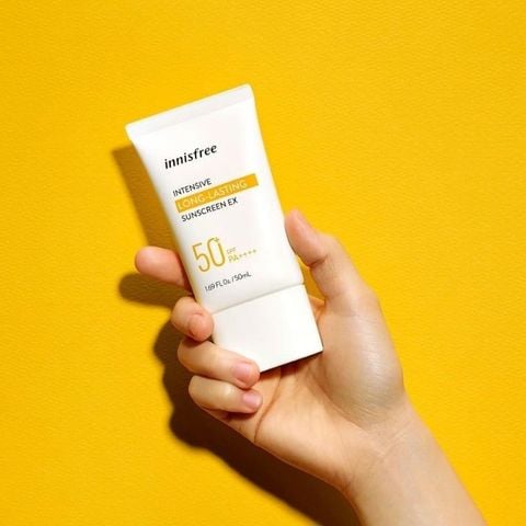 Kem Chống Nắng Innisfree 50ml Intensive Long-lasting Sunscreen Ex Spf50 Trắng