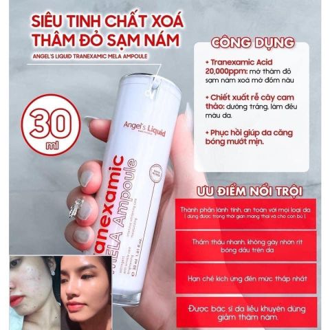 Tinh Chất Angel's Liquid 30ml Tranexamic Mela Ampoule Mờ Nám Chuyên Sâu