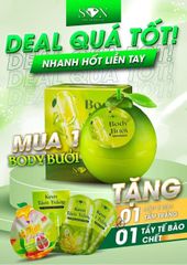 Combo Kem Body Bưởi Son Cosmetic + Tắm Trắng