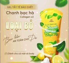 Gel Tẩy Tế Bào Chết Chanh Bạc Hà X3 200ml