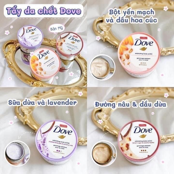 Kem Tẩy Da Chết Body Dove 298g Mỹ