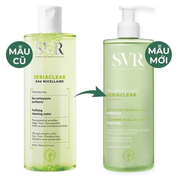 Tẩy Trang Cho Da Dầu Mụn Svr Sebiaclear Eau Micellaire 400ml