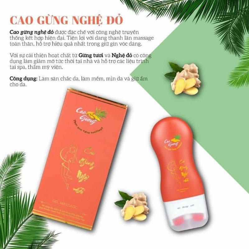 Cao Gừng Nghệ Đỏ 180ml