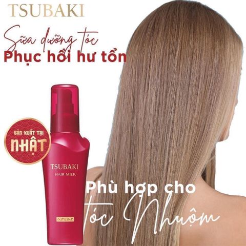 Sữa Dưỡng Tóc Tsubaki Hair Milk 100ml Phục Hồi Tóc Gãy Rụng