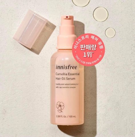 Dầu Dưỡng Tóc Hoa Trà Innisfree Camellia Essential Hair Oil Serum 100ml