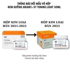 Kem Dưỡng Trắng Da V7 50ml Toning Light (Mẫu Mới)