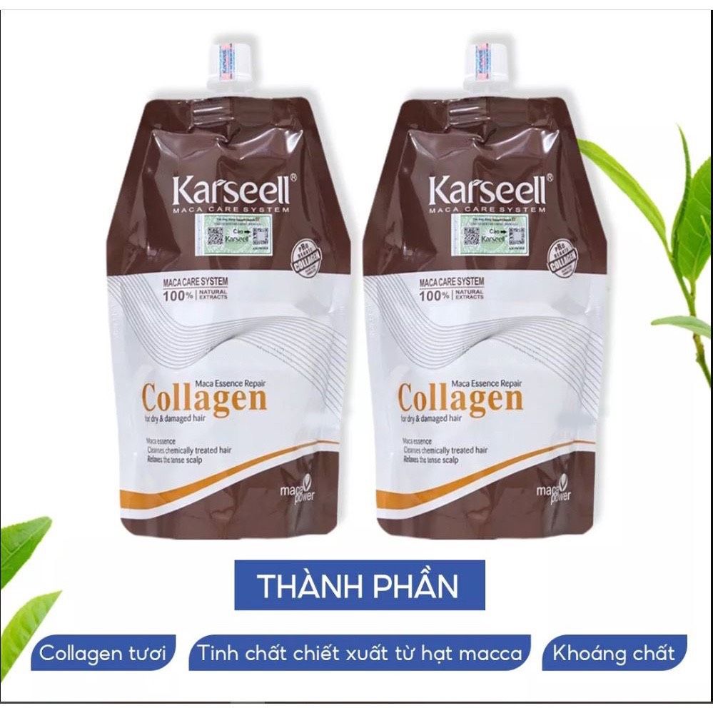 Hấp Dầu Karseell Colagen 500ml Bịch