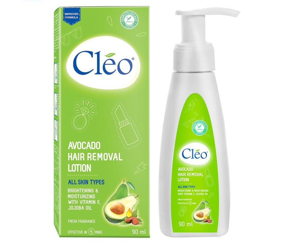 Kem Tẩy Lông Cleo Avocado 90ml All Skin Types