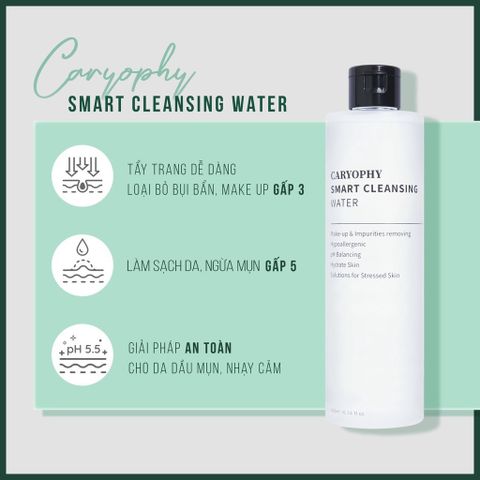 Tẩy Trang Caryophy Smart Cleansing 500ml