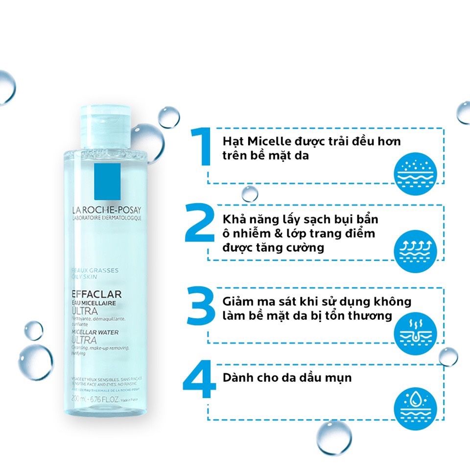 Tẩy Trang La Roche-posay Da Dầu Mụn