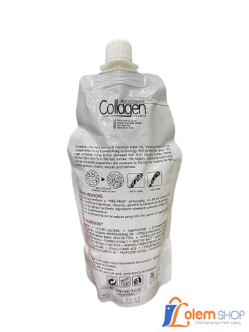 Hấp Dầu Colagen 500ml Tím