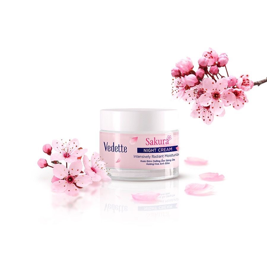 Kem Dưỡng Vedette 50ml Sakura Ban Đêm