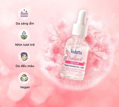 Serum Dưỡng Da Vedette 50ml Sakura, Dưỡng sáng, giúp cải thiện vùng da thô ráp, xỉn màu