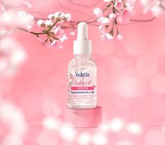 Serum Dưỡng Da Vedette 50ml Sakura, Dưỡng sáng, giúp cải thiện vùng da thô ráp, xỉn màu