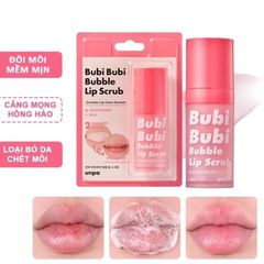 Tẩy Tế Bào Chết Môi Dạng Sủi Bọt Unpa Bubi Bubi Lip 001