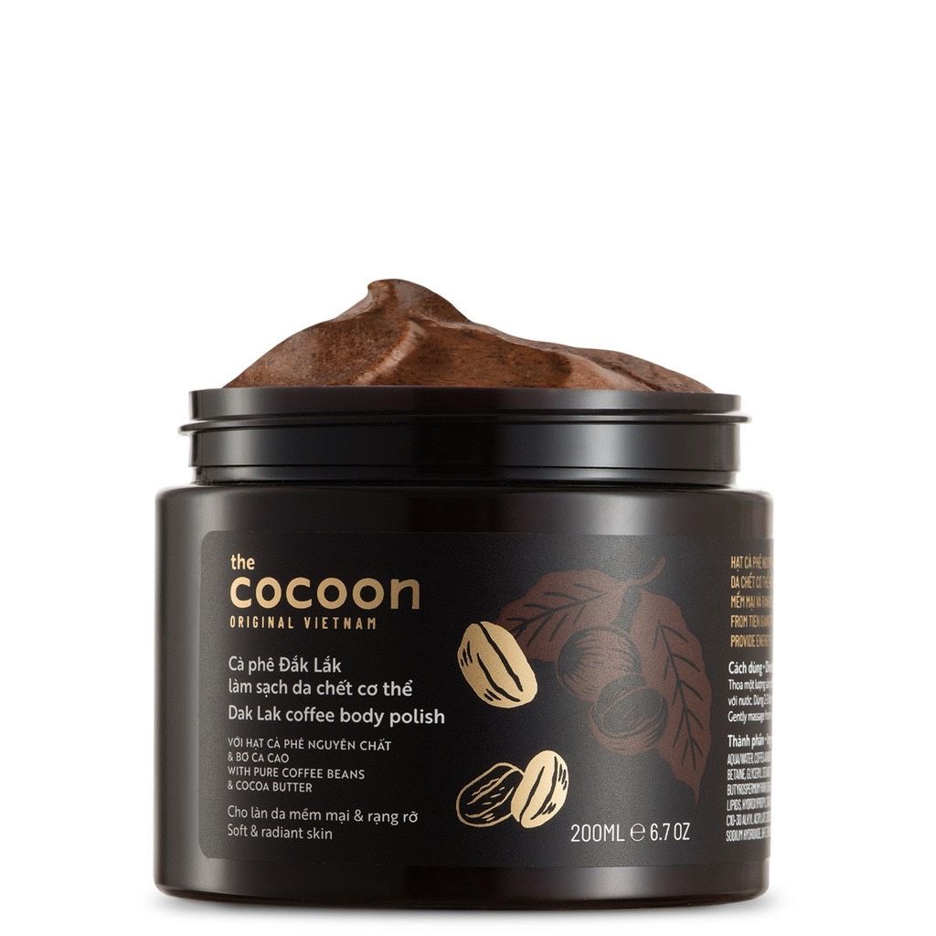 Tẩy Da Chết Cà Phê Đắk Lắk Cocoon 200ml