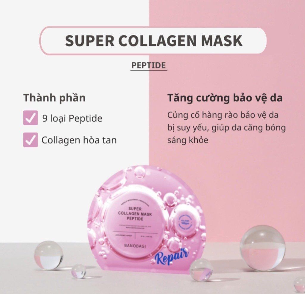 Mặt Nạ Banobagi Super Collagen Mask Peptide 30g