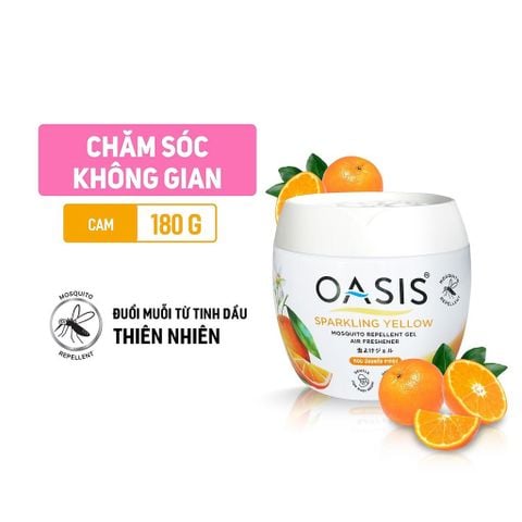 Sáp Thơm Oasis 180g, Giúp thơm Chống muỗi phòng khách, phòng ngủ