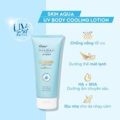 Lotion chống nắng dưỡng thể trắng mịn Sunplay Skin Aqua 150g