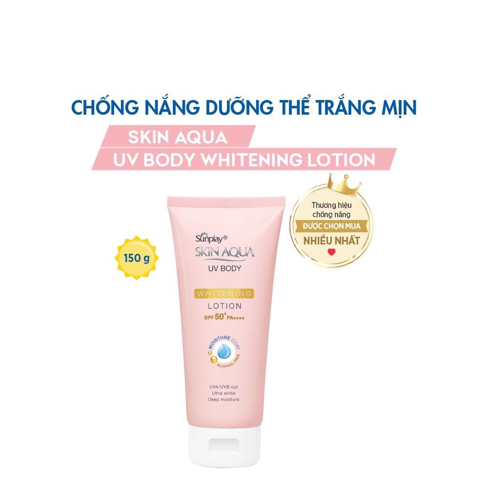 Lotion chống nắng dưỡng thể trắng mịn Sunplay Skin Aqua 150g