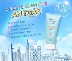 Lotion chống nắng dưỡng thể trắng mịn Sunplay Skin Aqua 150g