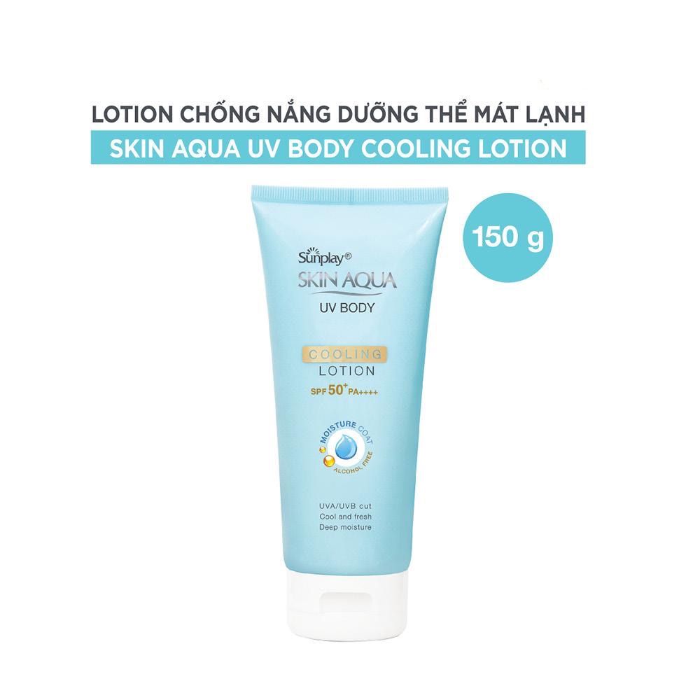 Lotion chống nắng dưỡng thể trắng mịn Sunplay Skin Aqua 150g