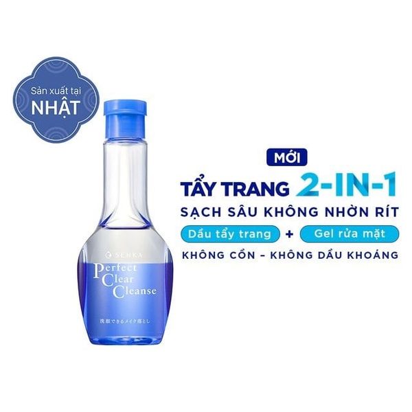 Sữa Rửa Mặt Tẩy Trang Senka  2 Trong 1 170ml