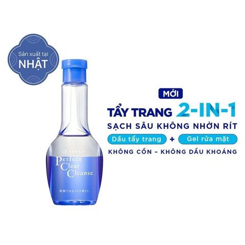 Sữa Rửa Mặt Tẩy Trang Senka  2 Trong 1 170ml