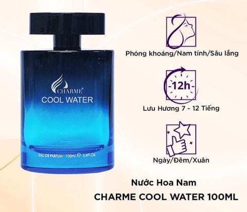 Nước Hoa Charme 100ml Cool Water For Men