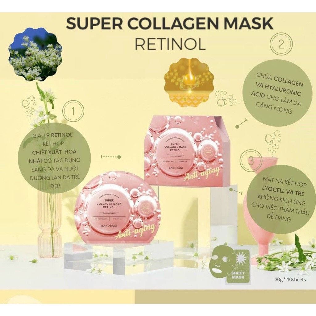 Mặt Nạ Banobagi Super Collagen Mask 30g